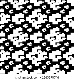 Seamless pattern with geometric patterns. Abstraction