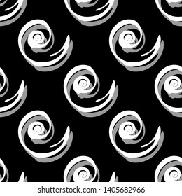 Seamless pattern with geometric patterns. Abstraction