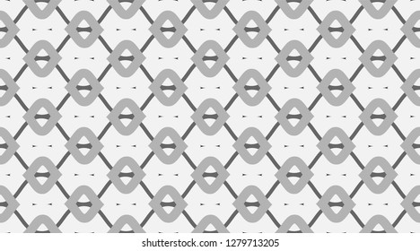 Seamless pattern geometric.  Retro fabric texture wallpaper.  Repeating tile interior design background.  Seamless vector pattern. 