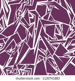 Seamless pattern with geometric safari abstract texture. Modern stylish chaotic background. Vector illustration.