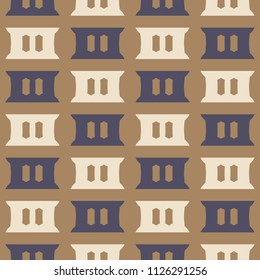 Seamless pattern with geometric shapes.