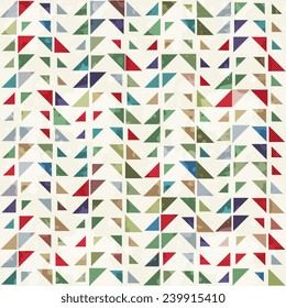 Seamless pattern with geometric shapes
