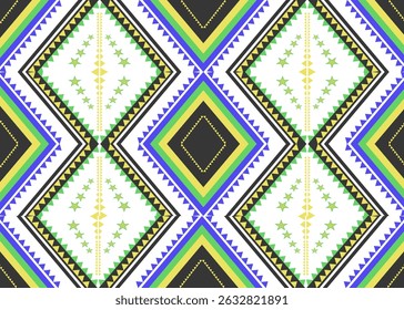  seamless pattern with geometric shapes