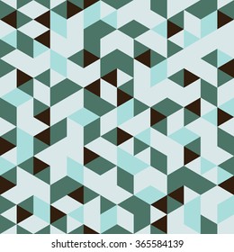 Seamless Pattern of geometric shapes
