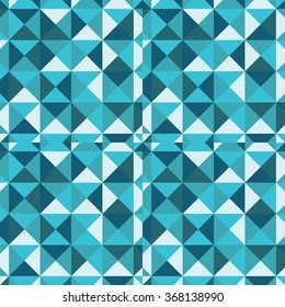 Seamless Pattern of geometric shapes