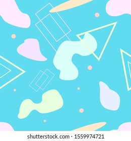 Seamless pattern with geometric shapes. Abstract background. Wallpaper, packaging.