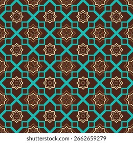 Patrón sin fisuras con Formas geométricas Ilustración vectorial de impresión de Diseño gráfico de fondo abstracto