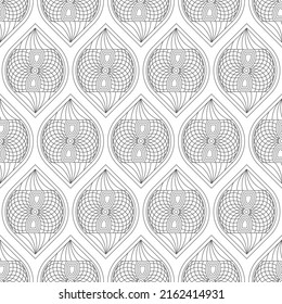 seamless pattern with geometric shapes black and white for laminate sheet design for print