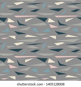  seamless pattern of geometric shapes. It can be used for backgrounds, websites, brochures, postcards, etc.
