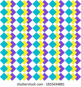 Seamless pattern with geometric shapes. Can be used for patchwork, fabric, print, wallpaper, gift wrapping, wrapping paper, web design and more. 