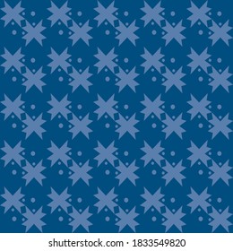 Seamless pattern with geometric shapes. Can be used for patchwork, fabric, print, wallpaper, gift wrapping, wrapping paper, web design and more. 