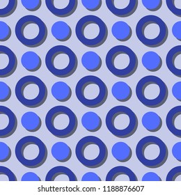 Seamless pattern with geometric shapes, colorful illustration, eps10
