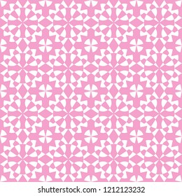 Seamless pattern with geometric shapes , colorful illustration
