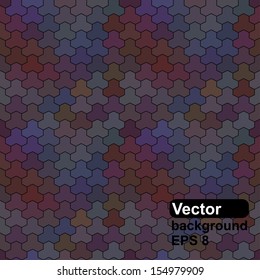 Seamless pattern of geometric shapes. Colorful mosaic backdrop. 
