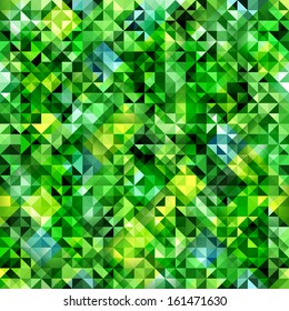Patrón de formas geométricas sin foco. Fondo de mosaico colorido. Fondo vectorial geométrico. Patrón de triángulo colorido. 