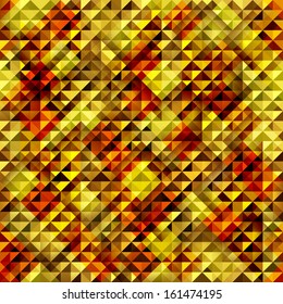 Seamless pattern of geometric shapes. Colorful mosaic backdrop. Geometric vector background. Colorful triangle pattern. 