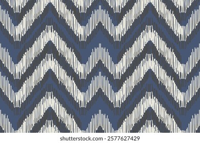 Seamless pattern, geometric shapes, ethnic handmade patterns, tribal ikat, seamless wallpaper in boho colors, natural ikat art background illustration for greeting cards, printing.