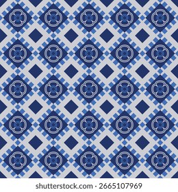 seamless pattern with geometric shapes modern background decorative design print for fabric surface design packaging wrapping paper vector