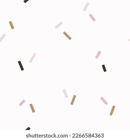 Patrón sin brillo con formas geométricas sobre fondo blanco. Resumen de diseño vectorial de moda