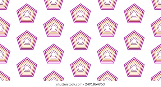 Patrón sin costuras. Formas geométricas sobre fondo blanco. Diseño de fondo, cubierta, tela, papel de embalaje. Vector gráfico 