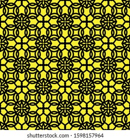 Seamless pattern with geometric shapes. The ornament. Abstract texture designs can be used for backgrounds, motifs, textile, wallpapers, fabrics, gift wrapping, templates. Vector.