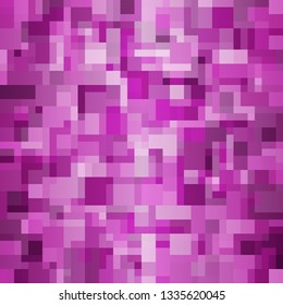 Seamless pattern of geometric shapes of pink hues. Vector image. Eps 10