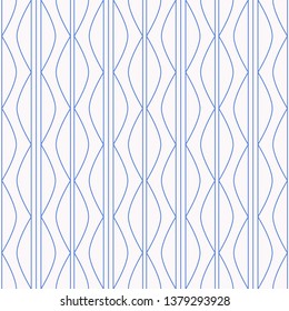 seamless pattern with geometric shapes in retro scandinavian style