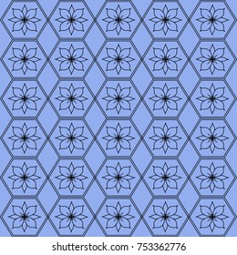 Seamless pattern of geometric shapes.  rhombuses. Geometric background.