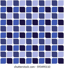 Seamless pattern of geometric shapes. Squares, rhombuses. Geometric background.