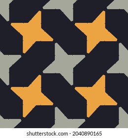 Seamless pattern with geometric shapes. Stylish abstract illustration.