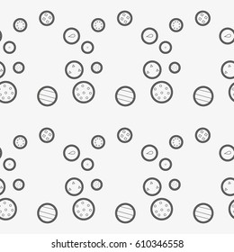 Seamless pattern with geometric shapes and symbols.  Vector texture or background pattern.