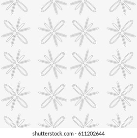 Seamless pattern with geometric shapes and symbols.  Vector texture or background pattern.
