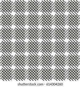 Seamless pattern with geometric shapes and symbols. .Vector texture or background pattern.