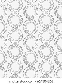Seamless pattern with geometric shapes and symbols. .Vector texture or background pattern.