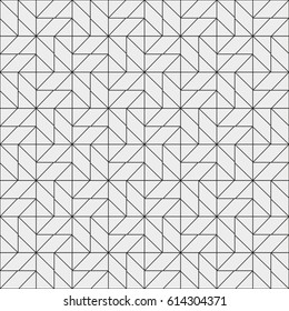 Seamless pattern with geometric shapes and symbols. .Vector texture or background pattern.