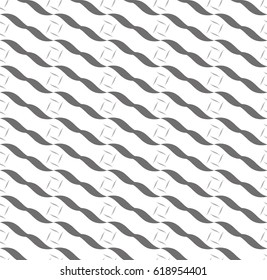   Seamless pattern with geometric shapes and symbols. Vector texture or background pattern.