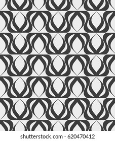 Seamless pattern with geometric shapes and symbols. Vector texture or background pattern.