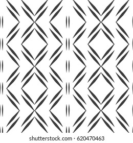 Seamless pattern with geometric shapes and symbols. Vector texture or background pattern.