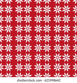 Seamless pattern with geometric shapes and symbols. Vector texture or background pattern.