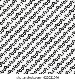 Seamless pattern with geometric shapes and symbols. Vector texture or background pattern.