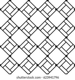  Seamless pattern with geometric shapes and symbols. Vector texture or background pattern.