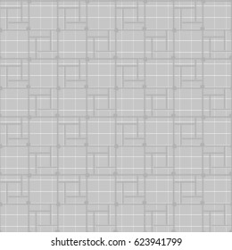  Seamless pattern with geometric shapes and symbols. Vector texture or background pattern.