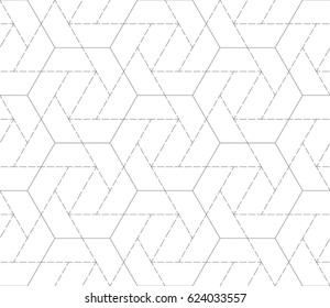 Seamless pattern with geometric shapes and symbols. Vector texture or background pattern.