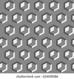 Seamless pattern with geometric shapes and symbols. Vector texture or background pattern.