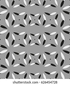  Seamless pattern with geometric shapes and symbols. Vector texture or background pattern.