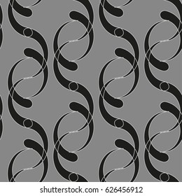  Seamless pattern with geometric shapes and symbols. Vector texture or background pattern.