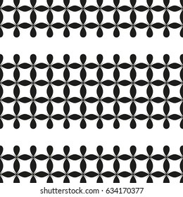 Seamless pattern with geometric shapes and symbols. Vector texture or background pattern.