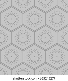 Seamless pattern with geometric shapes and symbols. Vector texture or background pattern.