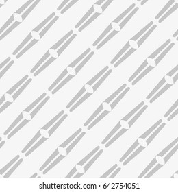   Seamless pattern with geometric shapes and symbols. Vector texture or background pattern.