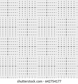   Seamless pattern with geometric shapes and symbols. Vector texture or background pattern.